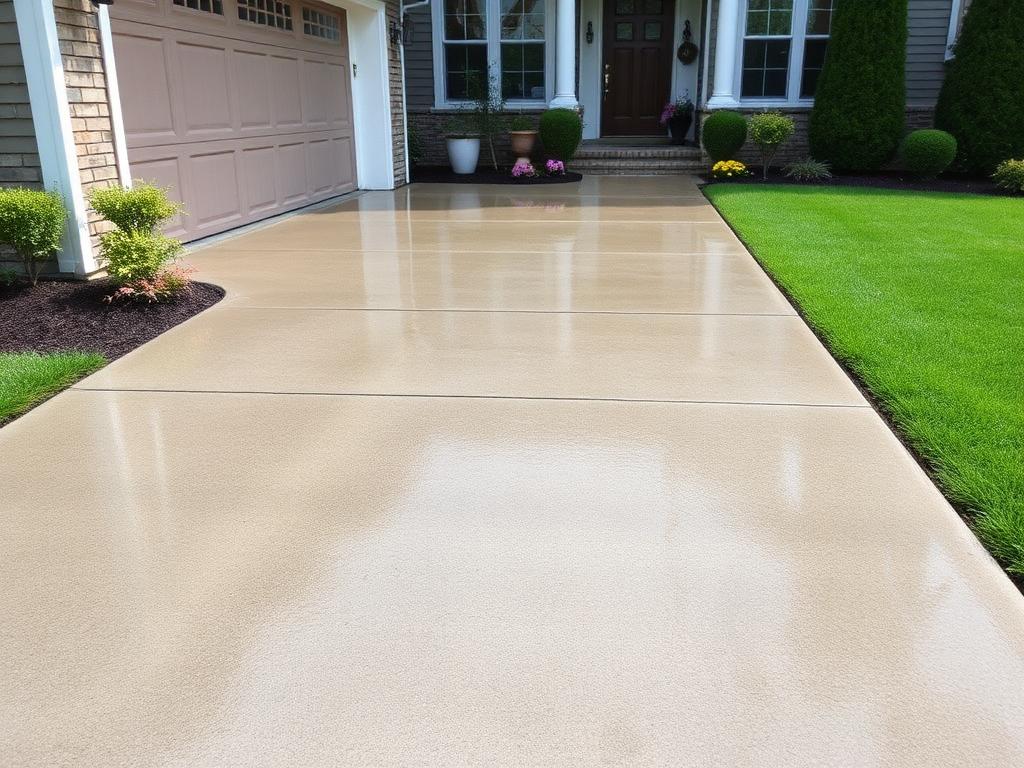 Driveway Pressure Washing after in Vaughan