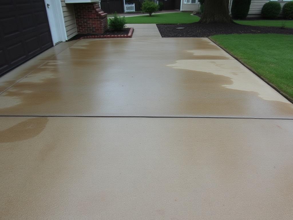 Driveway Pressure Washing before in Vaughan
